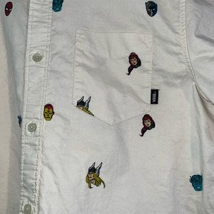Marvel button up